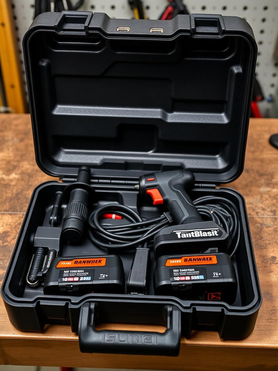 Cordless drill kit with case