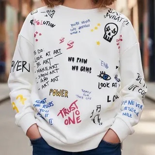 Zara top girl -fleece inside