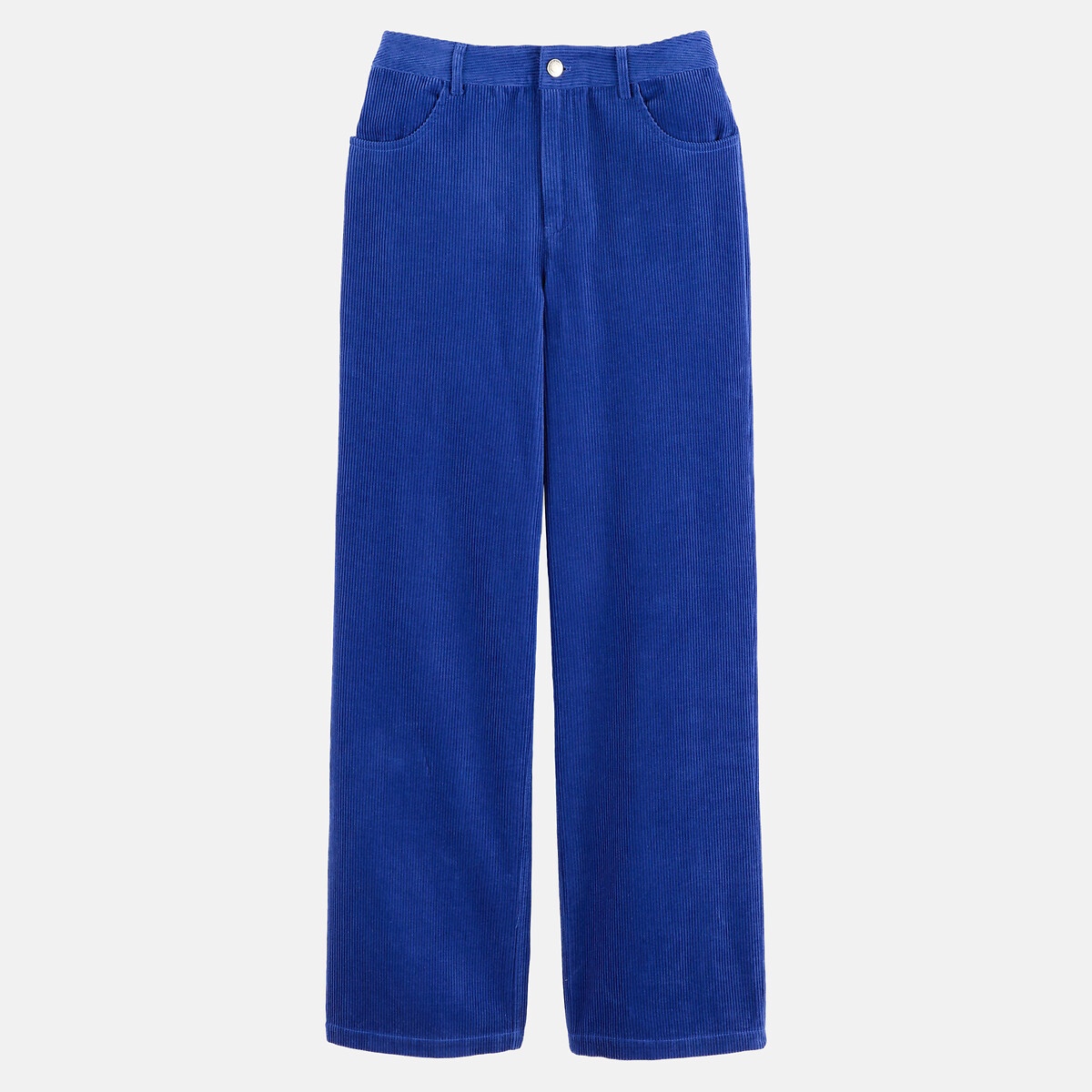 Kids’ Royal Blue Corduroy Wide-Leg Trousers