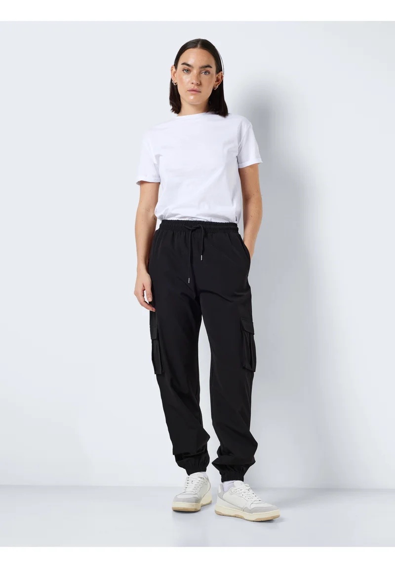 Women’s Black Cargo Jogger Pants