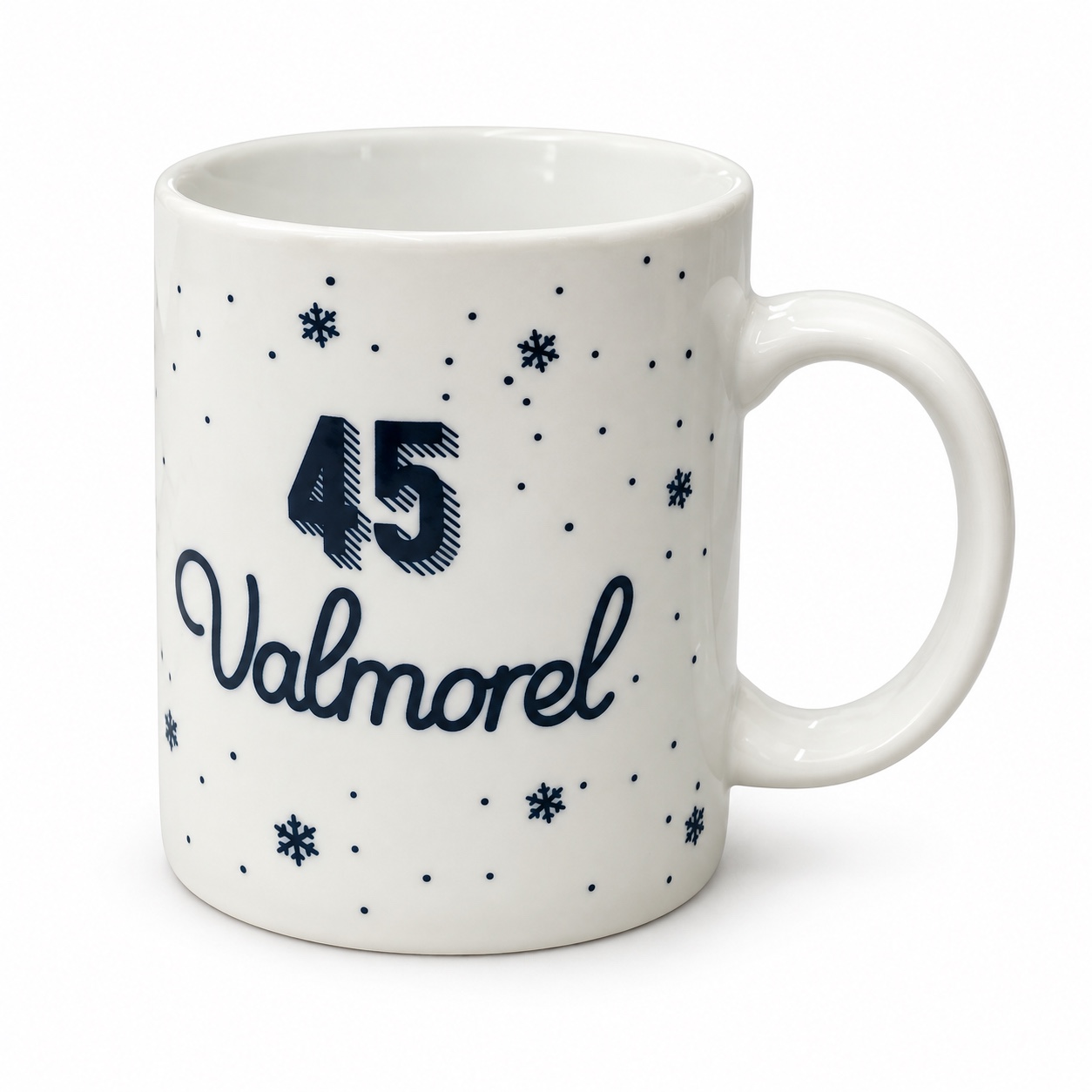 Valmorel 45 Snowflake Ceramic Mug