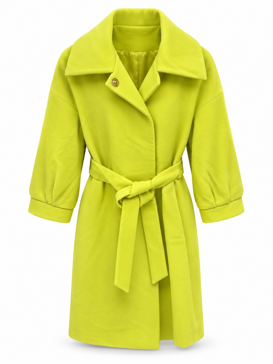 icon Lime Statement Belted Coat