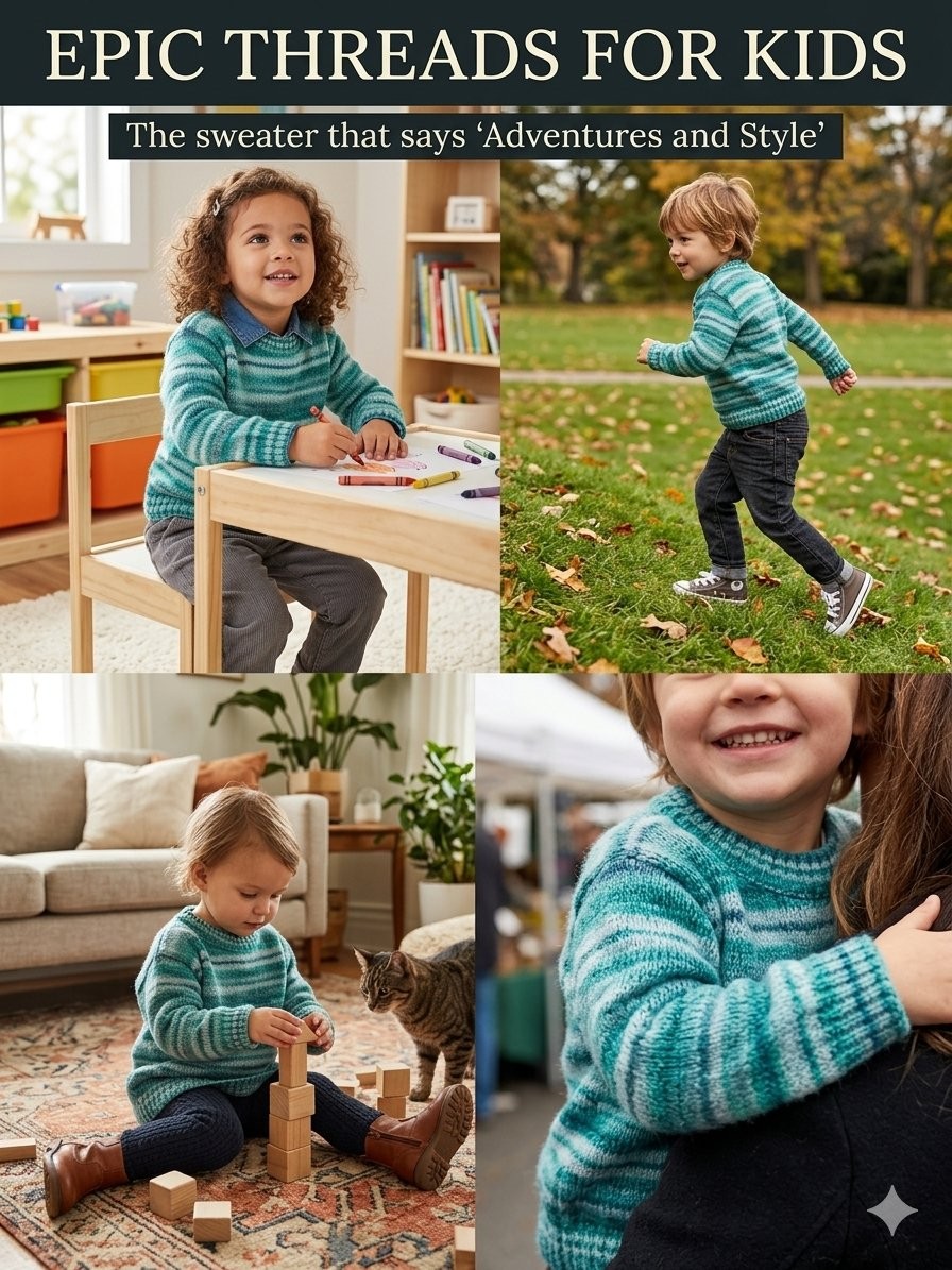 Epic Threads Space-Dyed Mock-Neck Sweater