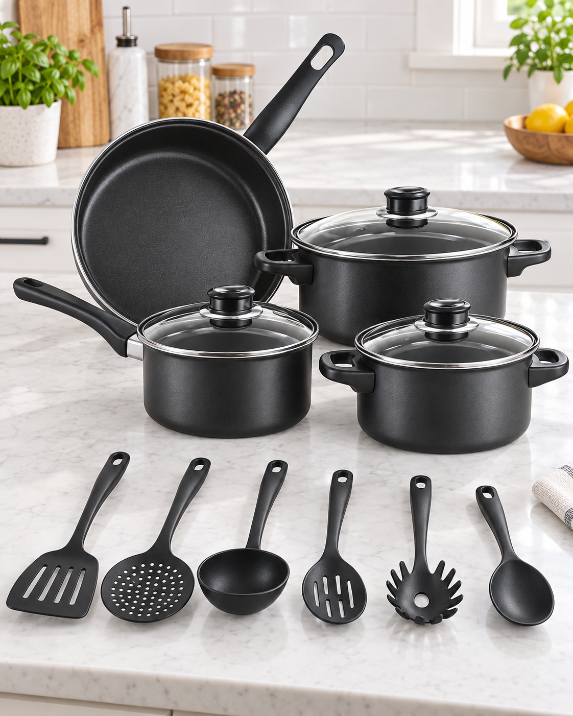 13 Pieces Non-Stick Cookware Set