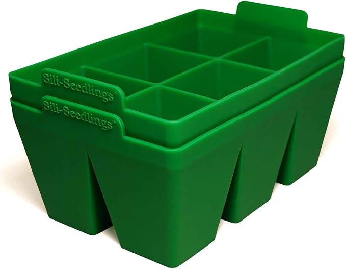 Silicone Seed Starter Trays (2-Pack, 20 Cells)