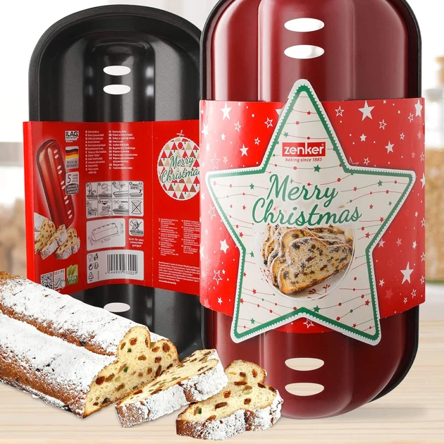 Zenker Sparkling Christmas Stollenbackform 31 cm (6004)