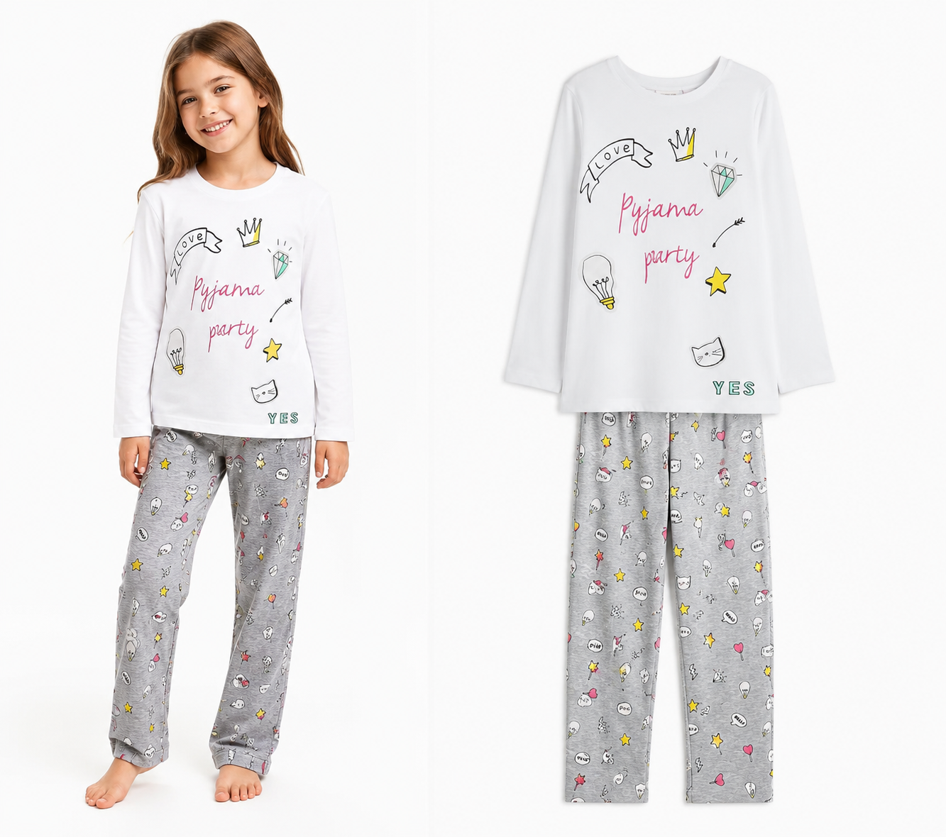 Zara Girls Pyjama Party Doodle Set