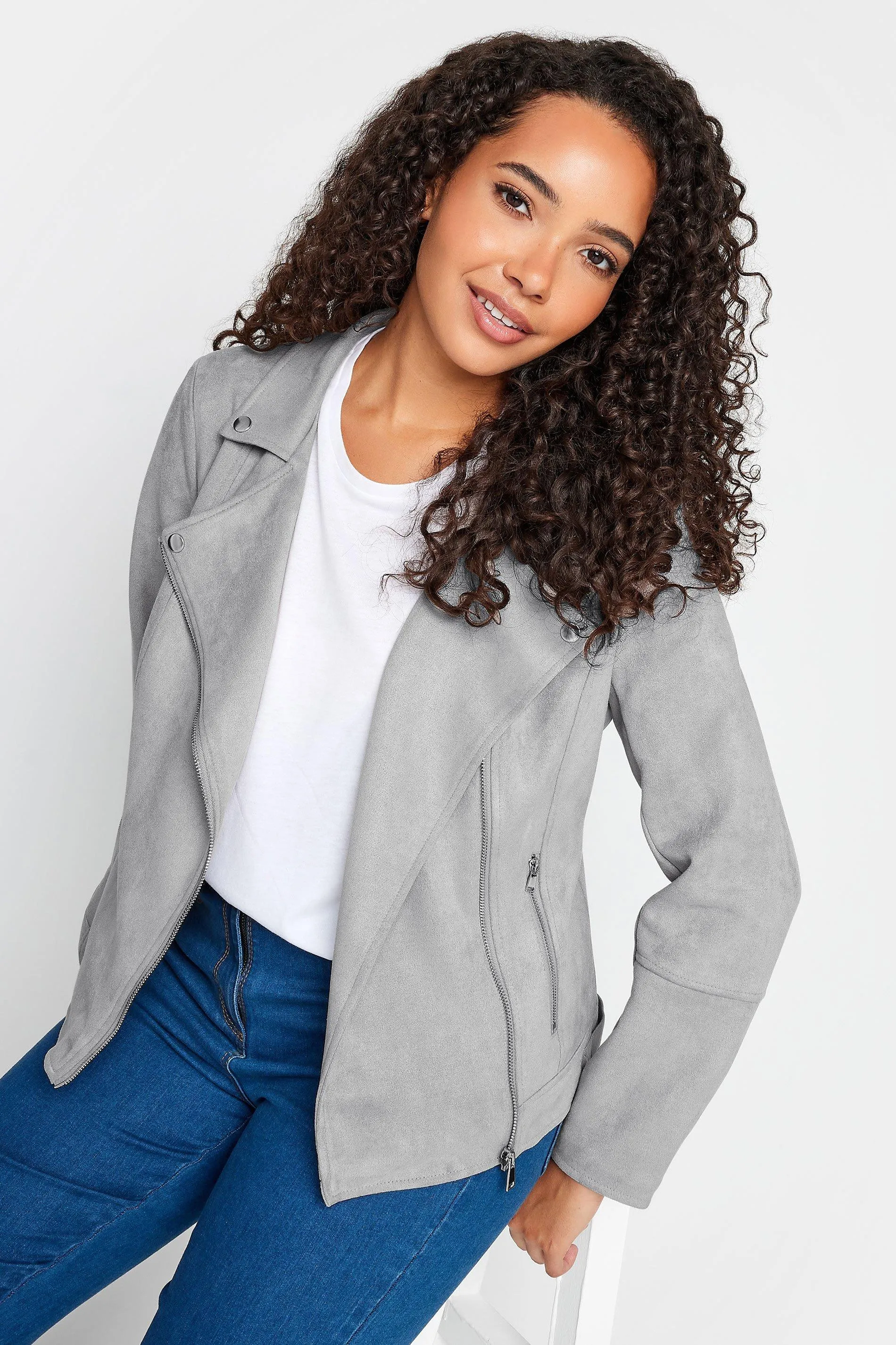 Faux Suede Jacket