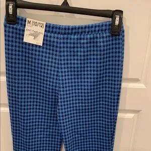 Epic Threads Blue and Black Checkered Pants Flare