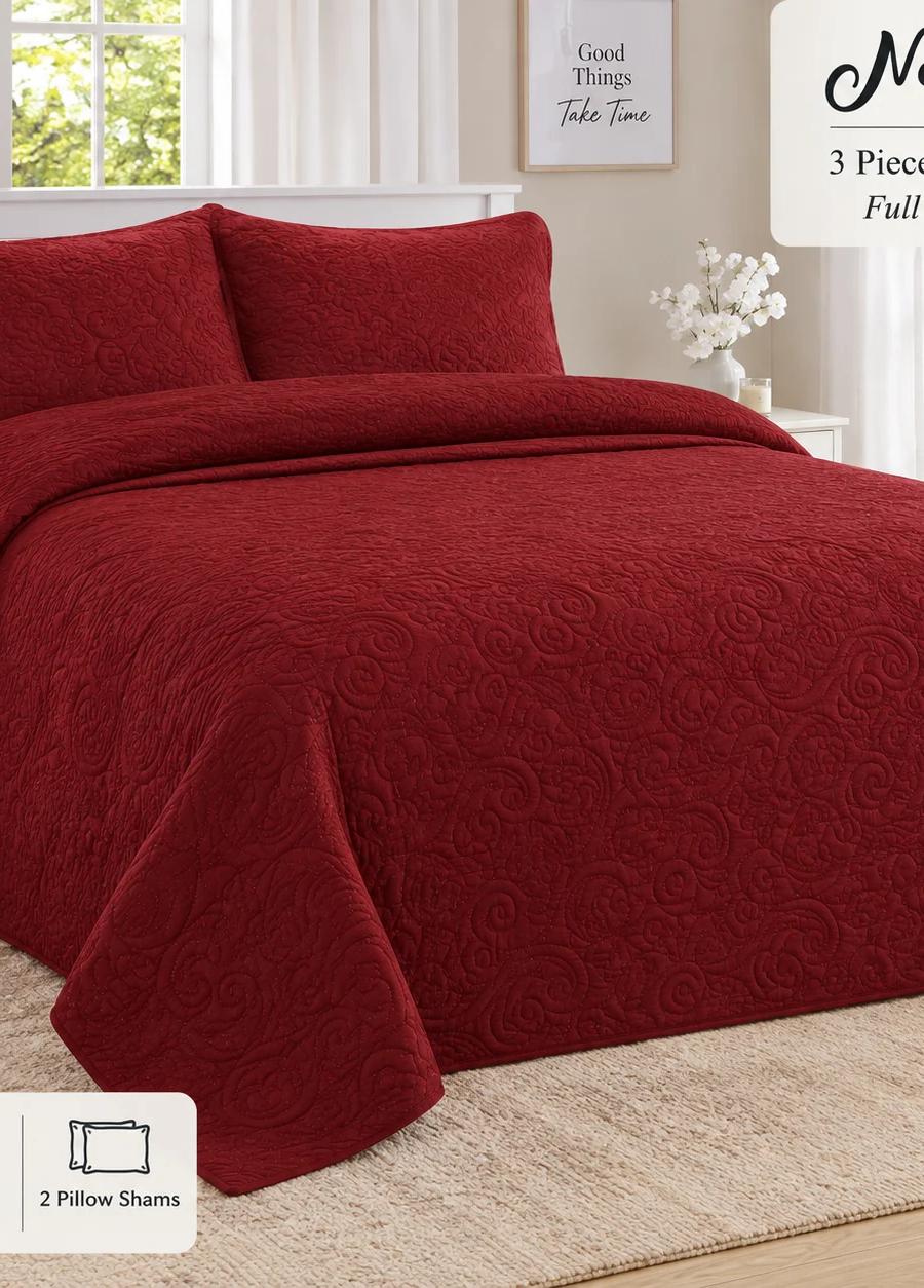 Nouveau Collection 3 Piece Quilt Set – Full/Queen
