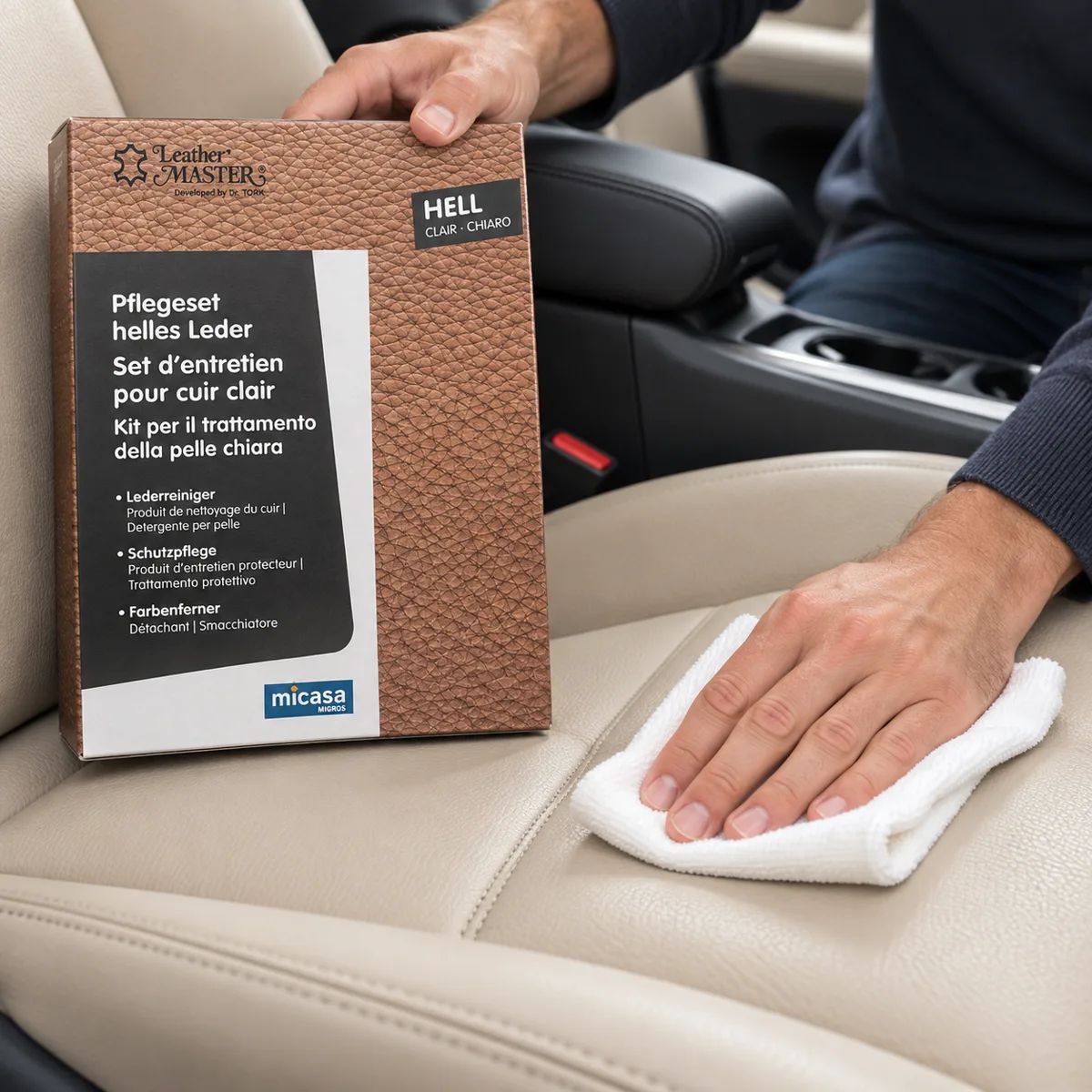 طقم عناية كبير للجلد الفاتح Leather Master, photo 3