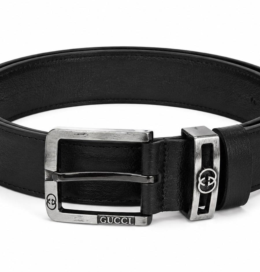 Gucci Men’s Black Leather Belt