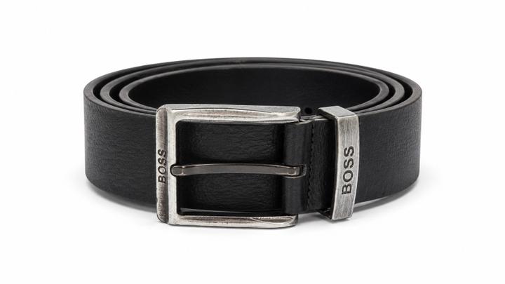 زنار رجالي HUGO BOSS – أسود