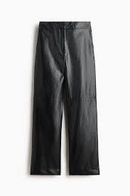 Women’s Black Faux Leather Pants