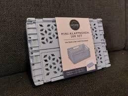 Mini Foldable Storage Crates – 2-Piece Set