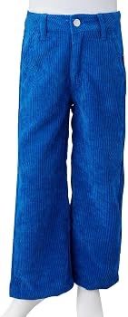 Kids’ Royal Blue Corduroy Wide-Leg Trousers, photo 2