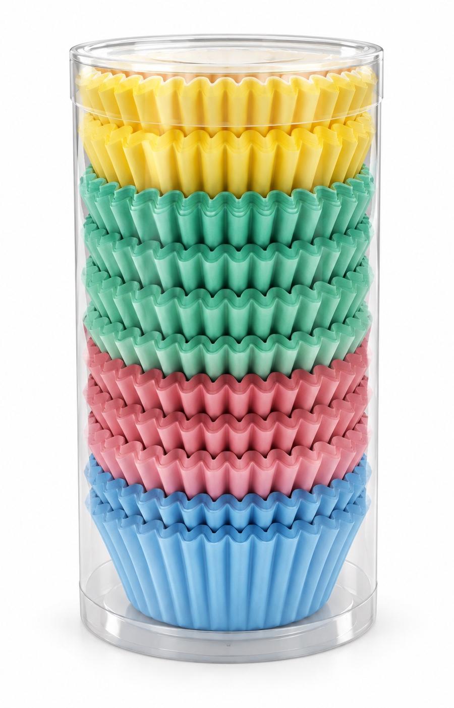 Migros Assorted Colourful Paper Cupcake Liners
