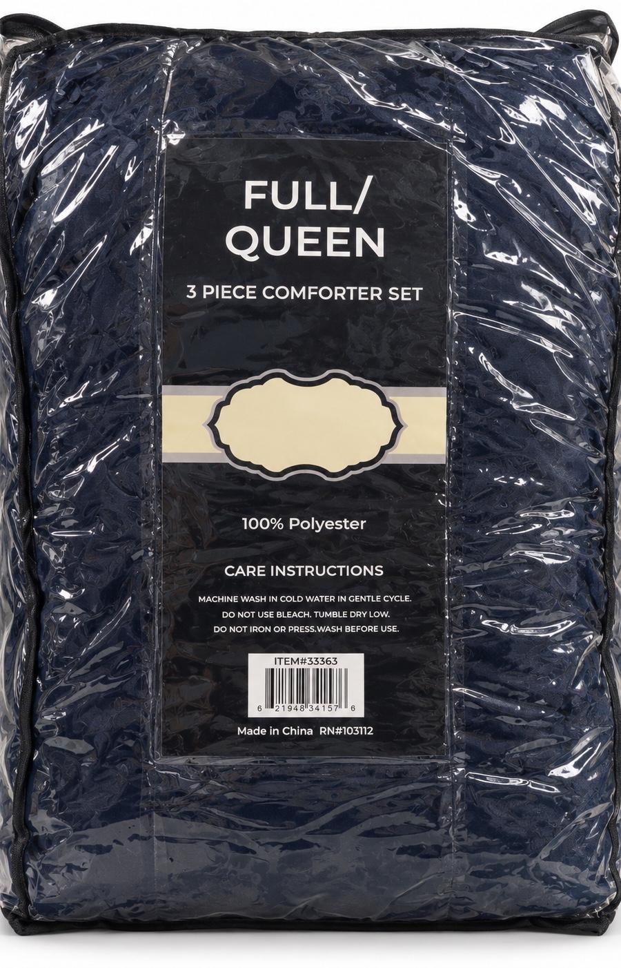 Full/Queen 3-Piece Comforter Set