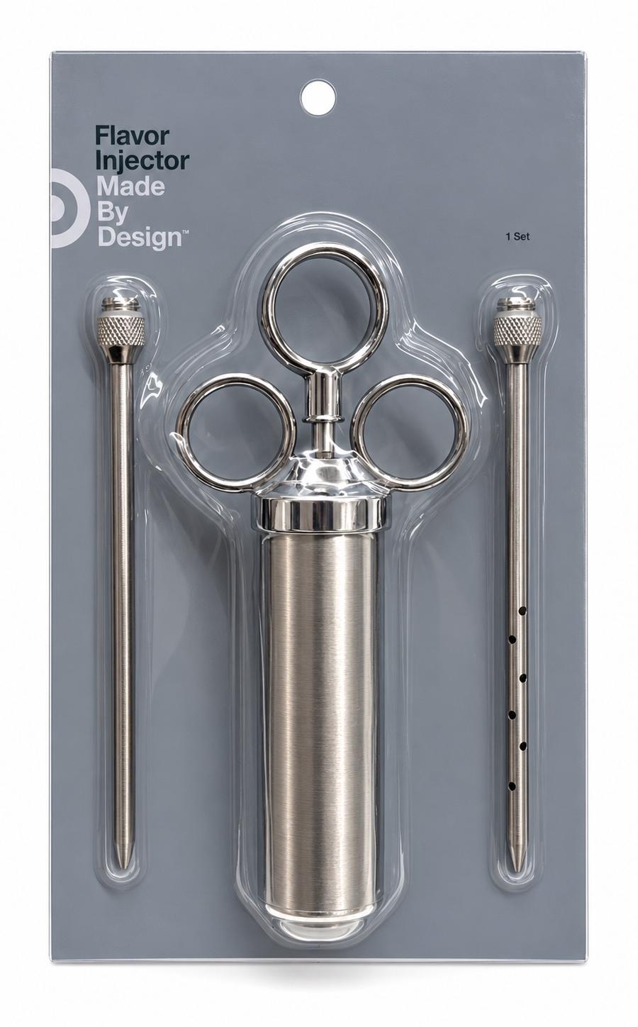 Stainless Steel Meat Flavor Injector Set