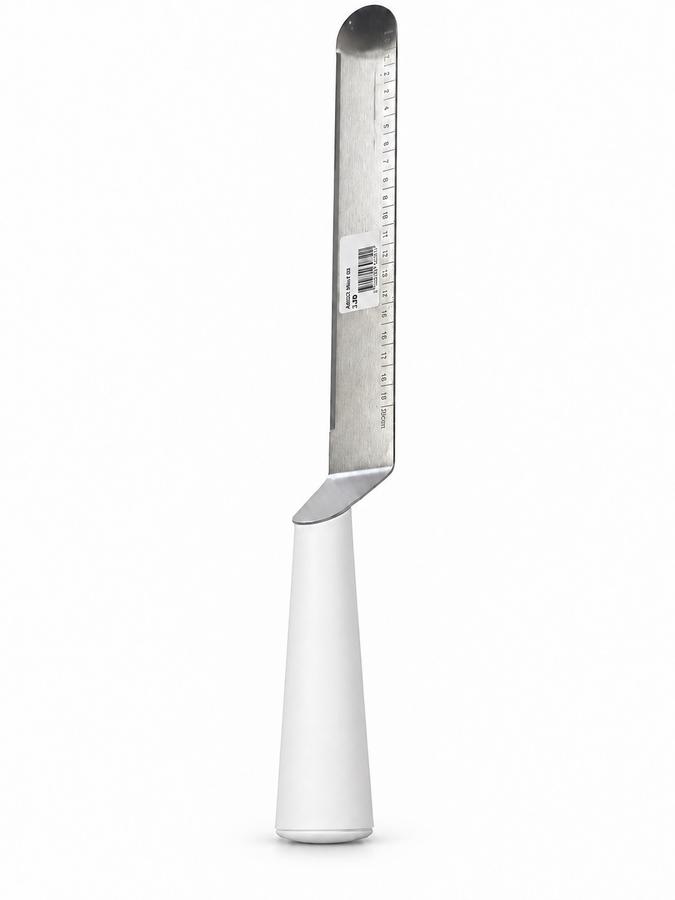 Stainless Steel Offset Spatula with Measuring Scale – 20 cm