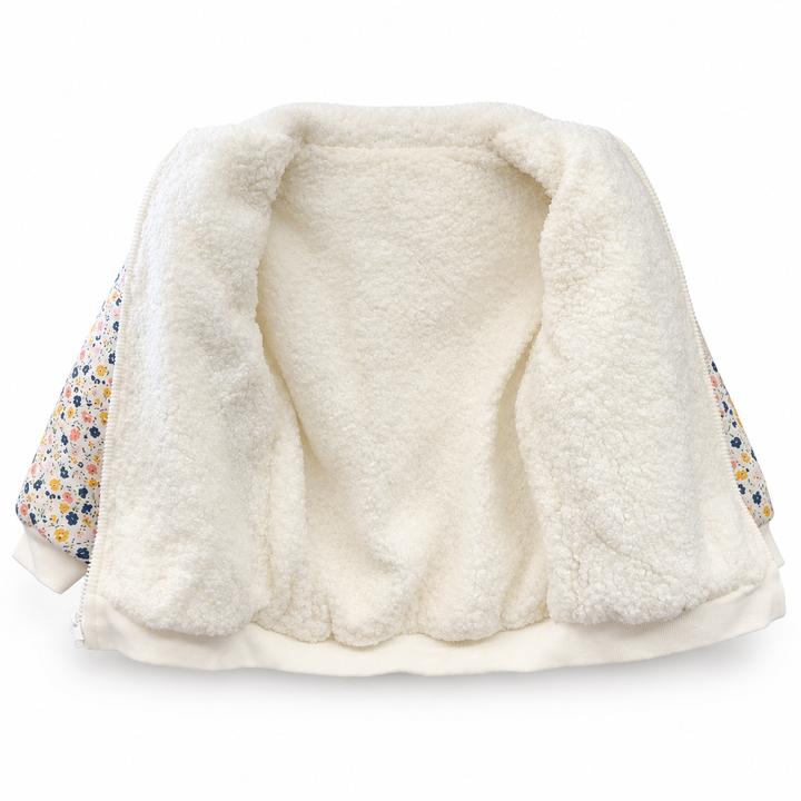 First Impressions Reversible Floral Sherpa Jacket, photo 2