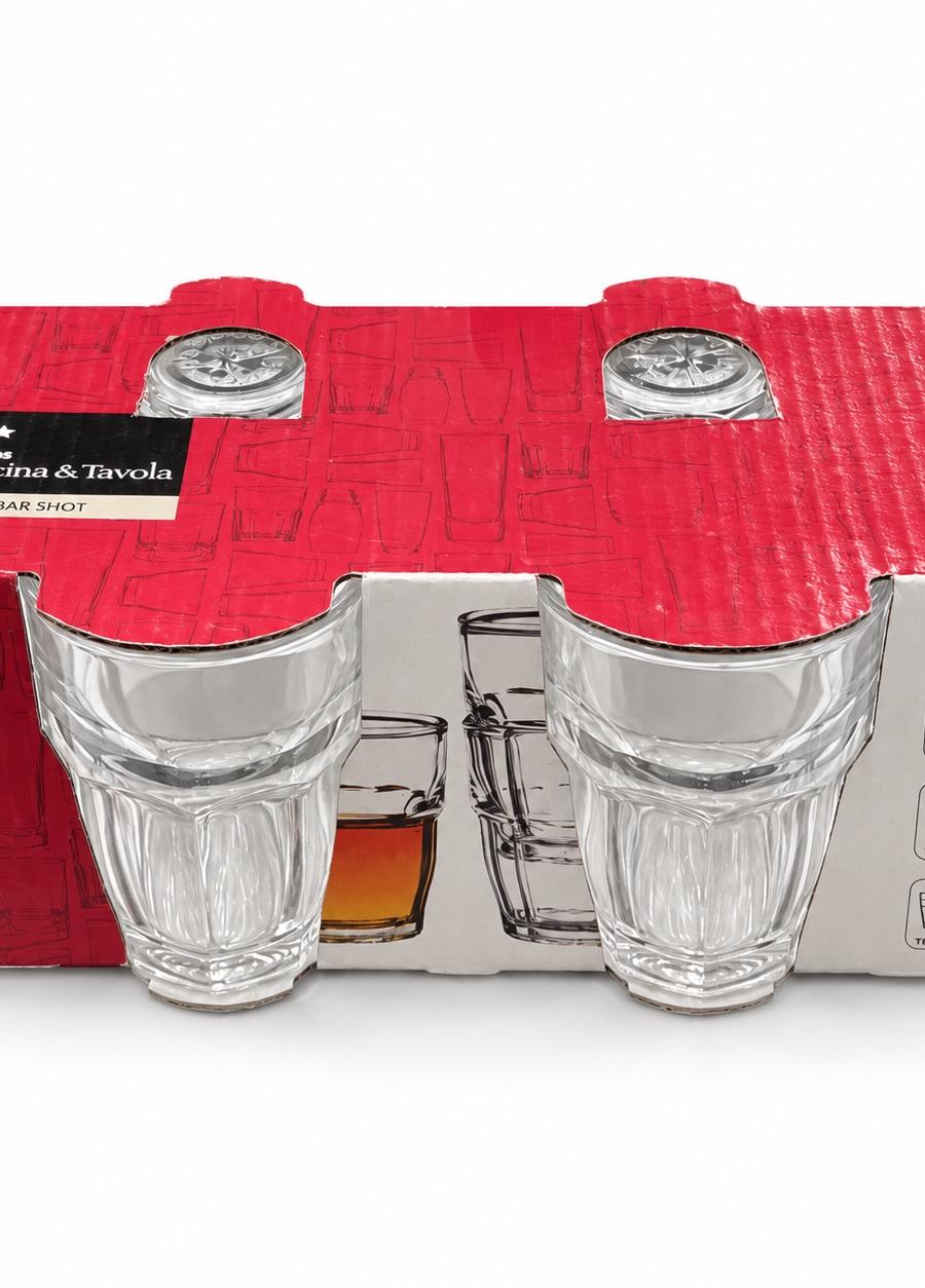 Migros Rock Bar Tempered Shot Glass Set – 4 Pieces