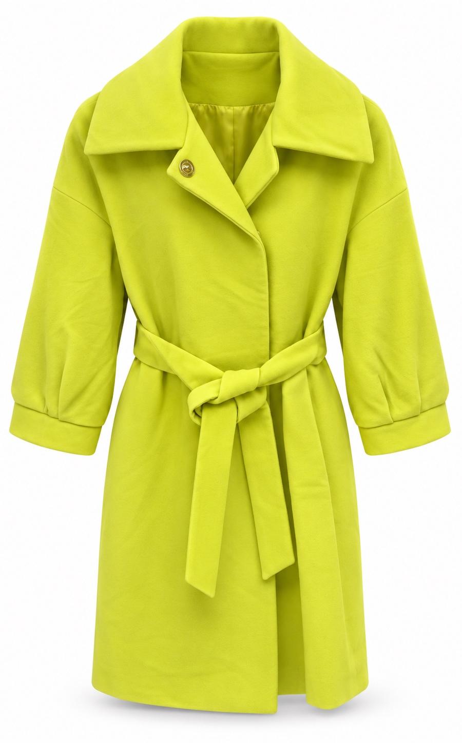 icon Lime Statement Belted Coat