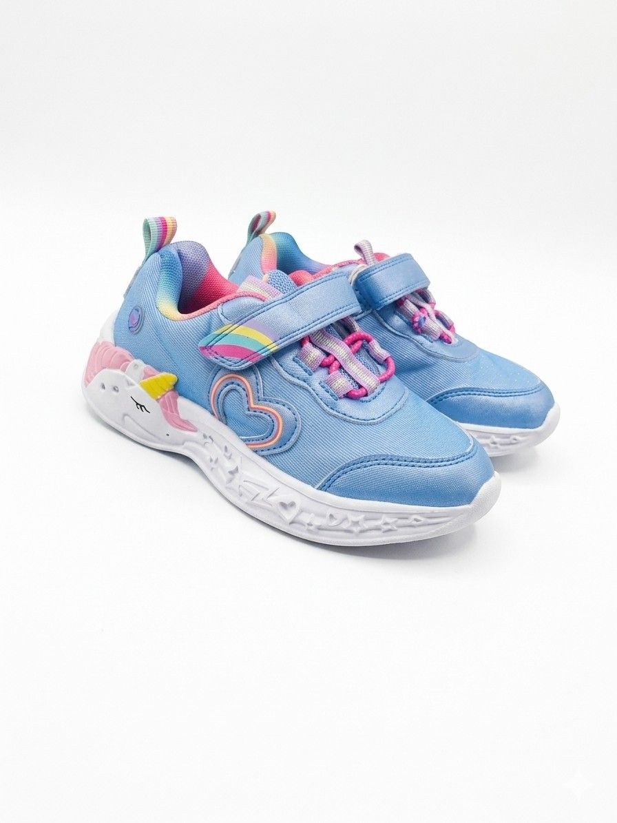 Lily & Dan – Girls’ Light-Up Unicorn Sneakers