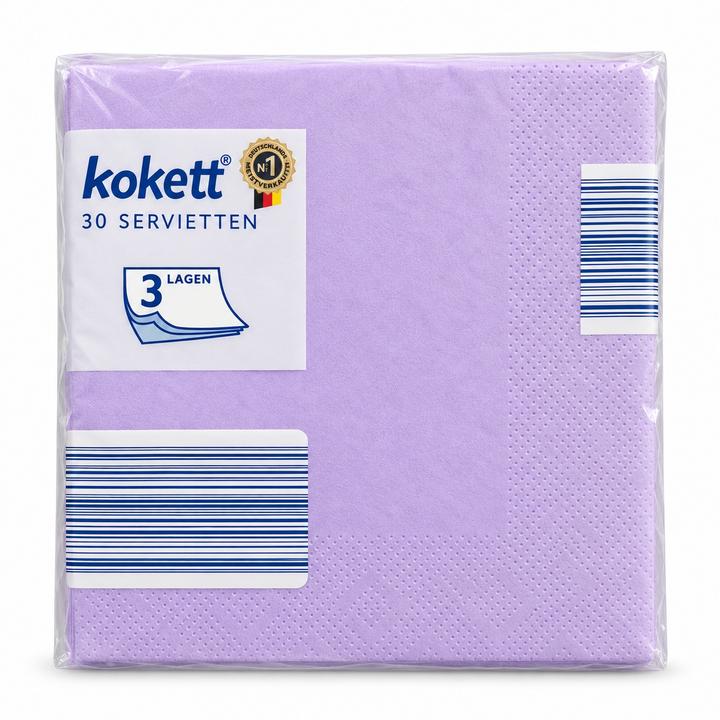 مناديل ورقية بنفسجية فاتحة من Kokett