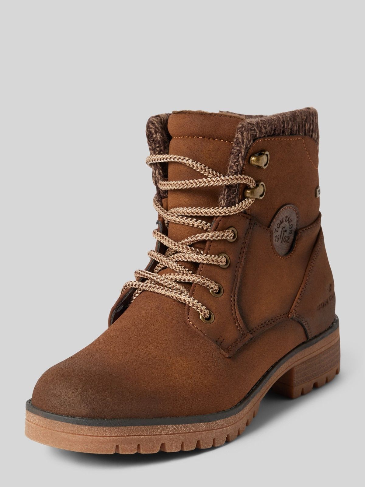 Tom Tailor – Women's Lace-Up Boots – Warm Lined