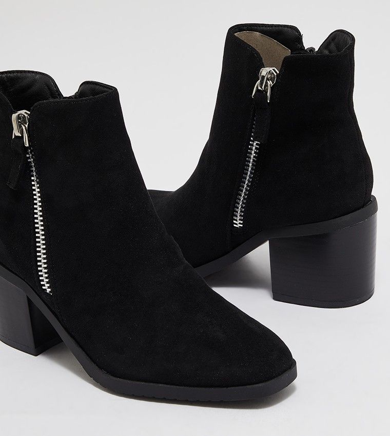 بوت كاحل شمواه صناعي نسائي H&M – أسود, photo 2