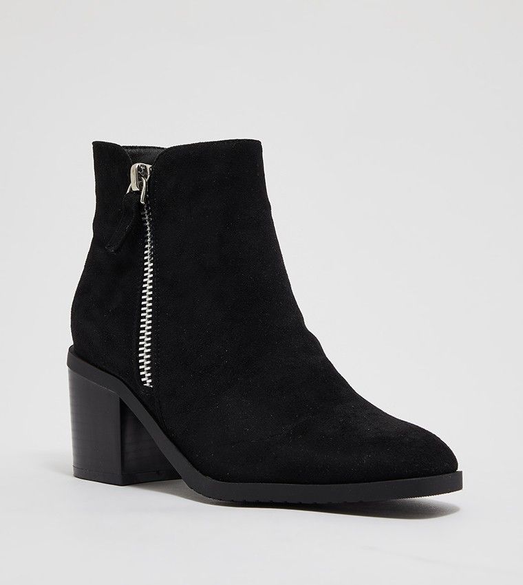 بوت كاحل شمواه صناعي نسائي H&M – أسود, photo 4