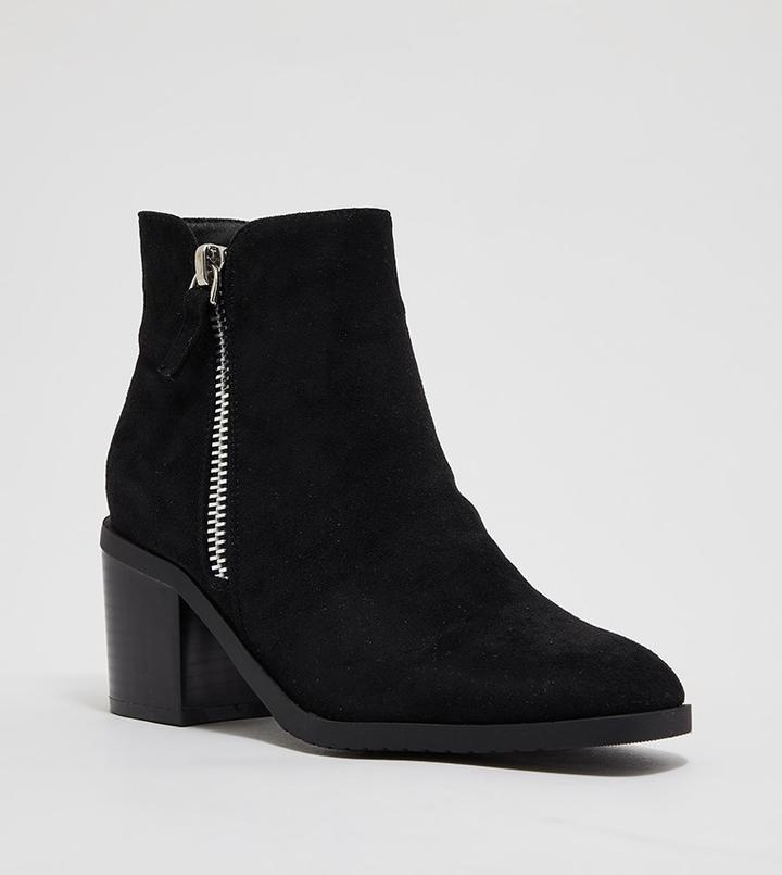 بوت كاحل شمواه صناعي نسائي H&M – أسود, photo 4