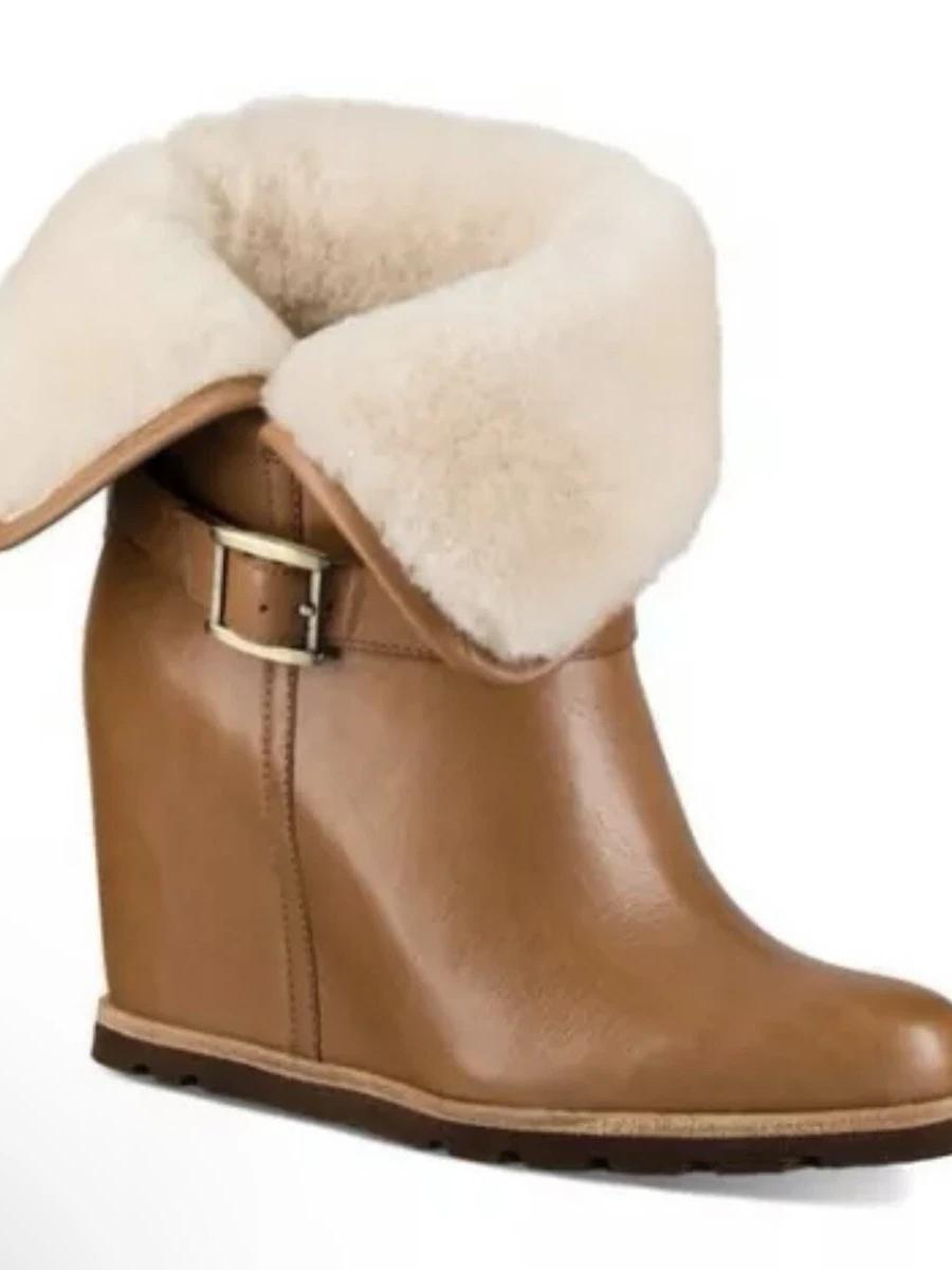 UGG Wedge Leather Lined Booties — view 1 of 3