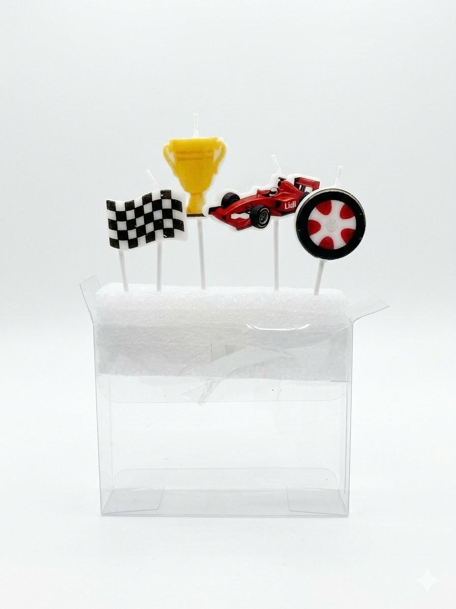 Race car cake candles — view 1 of 2
