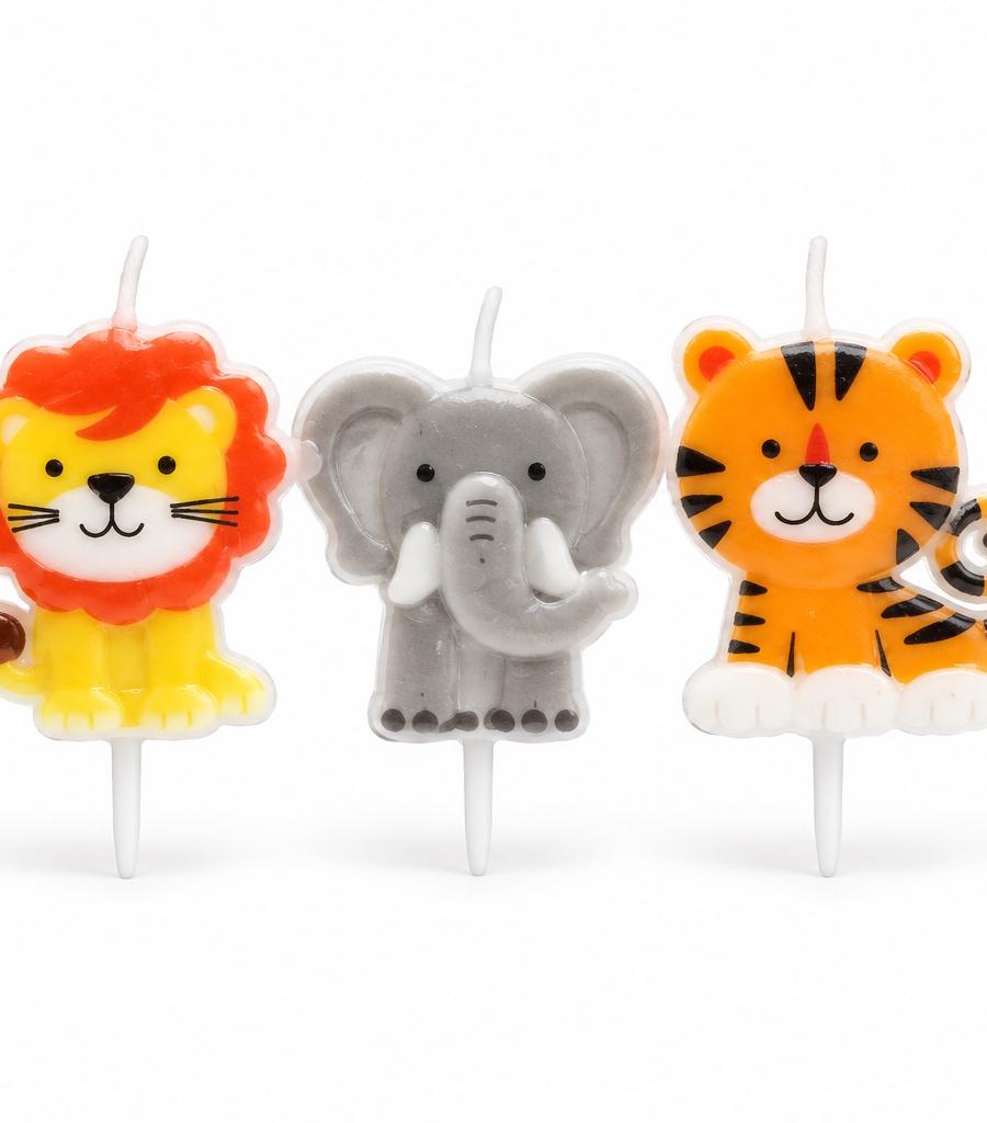 Animal Birthday Candles – Set of 5 — view 1 of 2
