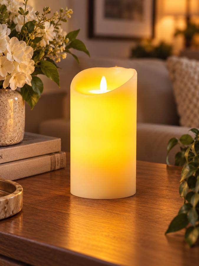شمعة LED برائحة الفانيلا The Virtual Flame، 18 سم, photo 2