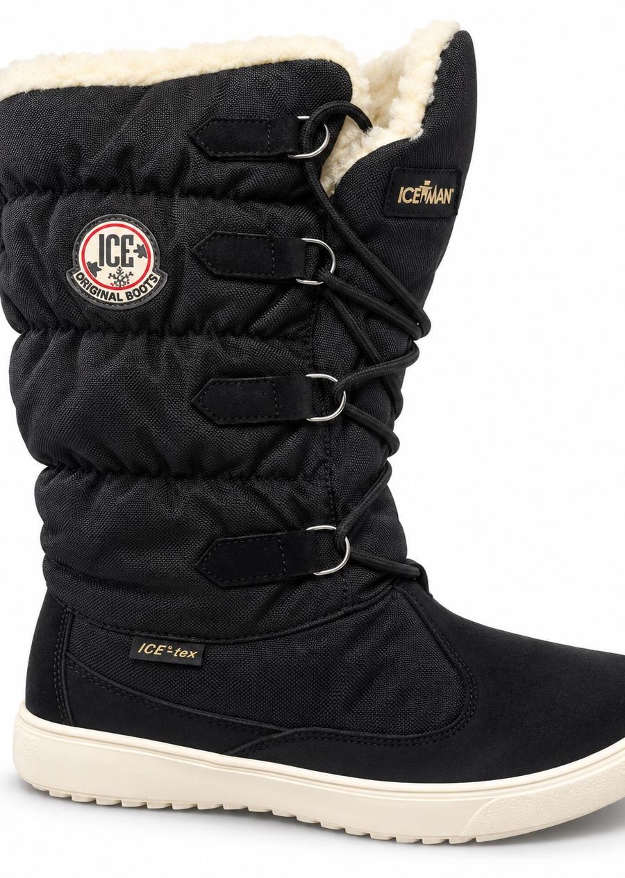 ICEMAN Women’s ICE-Tex Black Winter Boots — view 1 of 2