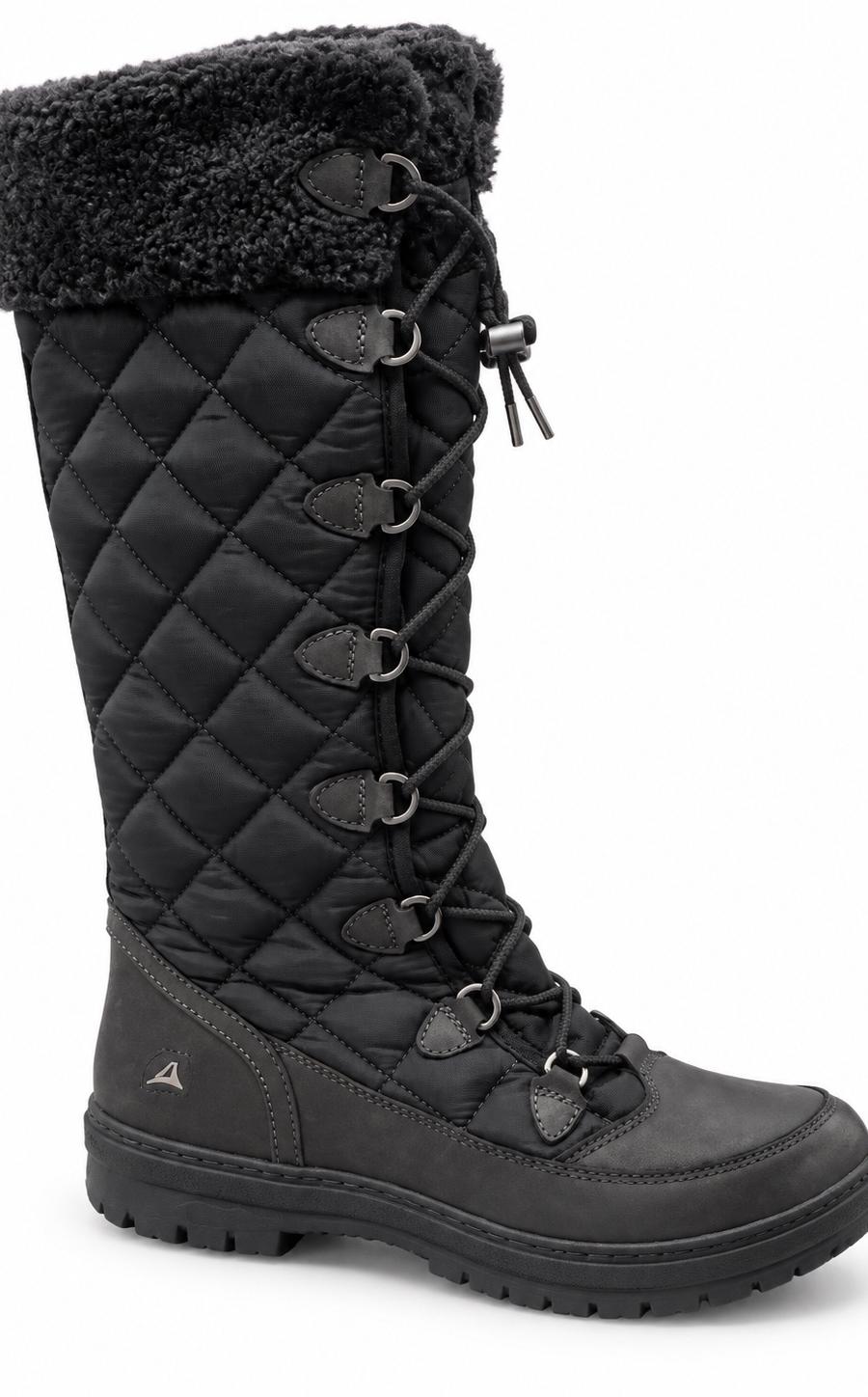 Clarks Rock Women’s Quilted Tall Winter Boots – Black — view 1 of 2