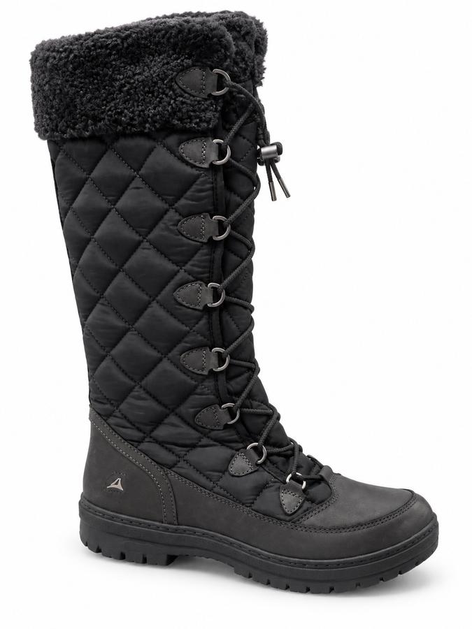 بوت شتوي نسائي Clarks Rock – أسود