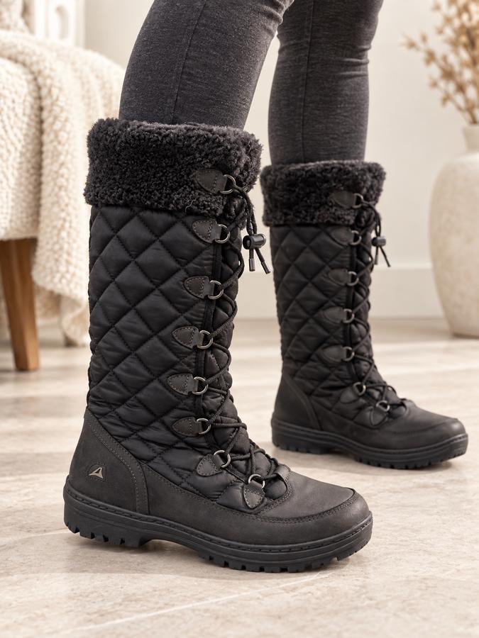 بوت شتوي نسائي Clarks Rock – أسود, photo 2