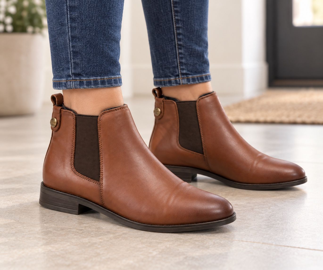 بوت كاحل نسائي Esprit – بني, photo 2