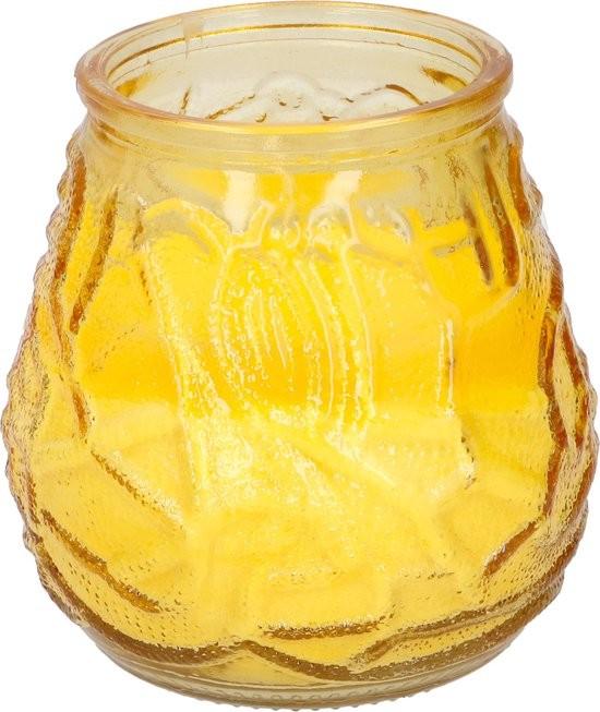 Migros Home Citronella Candle in Embossed Colored Glass Jar – Anti-Mosquito Garden Candle — view 1 of 2