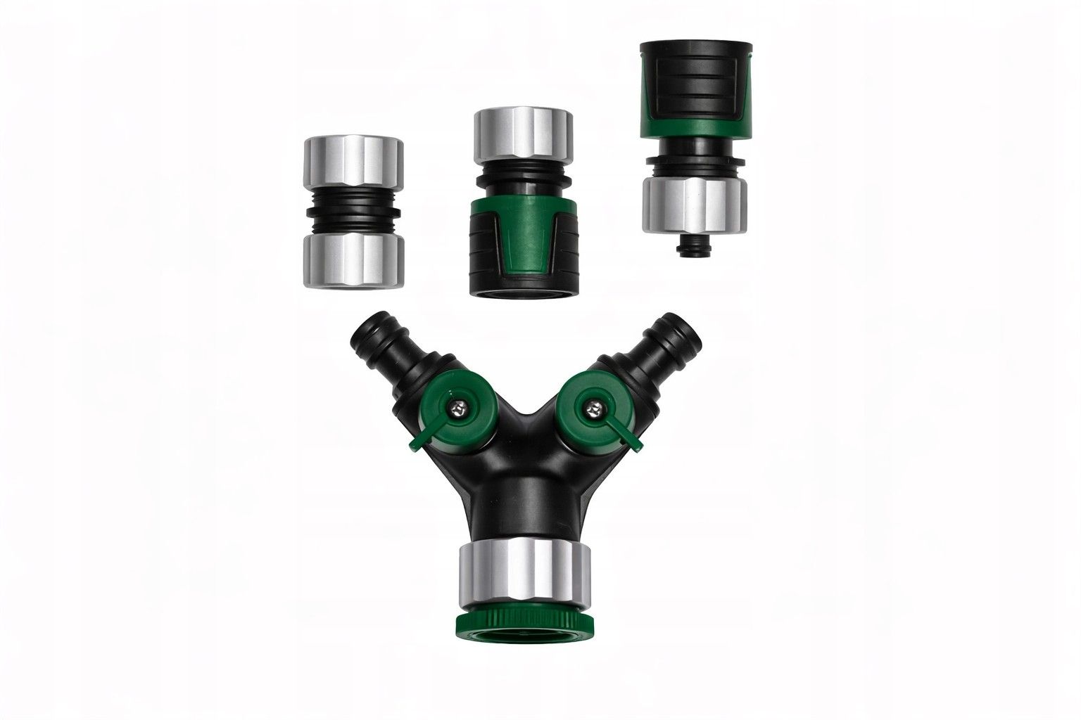 Gardenline 4-Piece Garden Hose Accessory Set