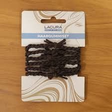 Lacura Hair Braided Elastic Hair Ties Set (Brown)