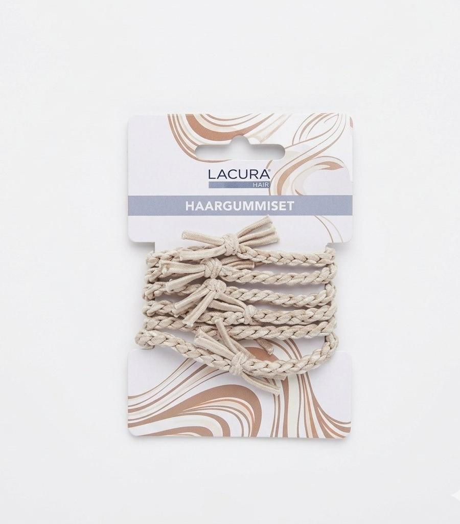 Lacura Hair Braided Elastic Hair Ties Set (Beige) — view 1 of 2