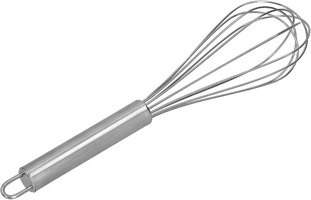 Crofton, Stainless steel hand whisk with 6 wires for home baking, cooking, mixing and whipping