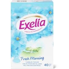Exelia Fresh Morning Tumble Dryer Sheets – 40 Sheets