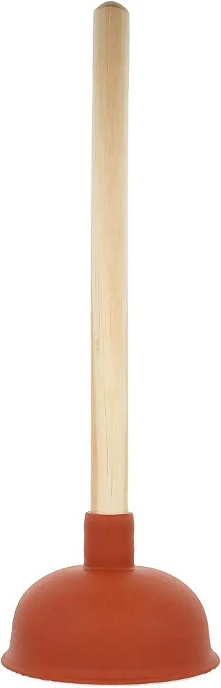 Migros  Red Piston with Wooden Handle