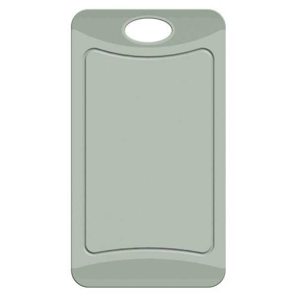 Crofton Antibacterial Plastic Cutting Board Set - 2-Pack (green)
